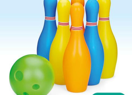 8-Teiliges Standard-Bowlingset, 19,5 cm - Kegelspiel-Set für drinnen und draußen für alle Altersgruppen TK Gruppe® Grosshandel 