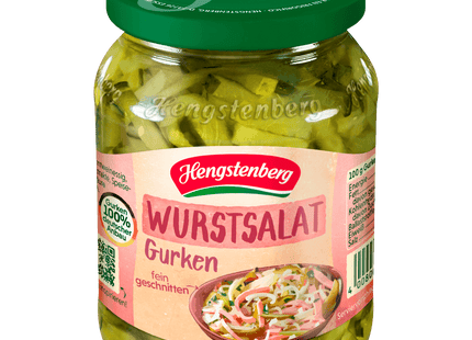 Hengstenberg Wurstsalat-Gurken 185g