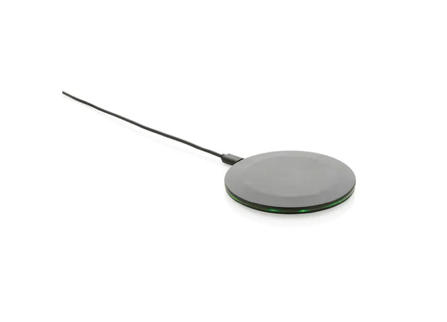 15W-Schnellladegerät Kabellos aus RCS Recyceltem Kunststoff - Schwarz Umweltfreundlich, Qi-fähig TK Gruppe® Grosshandel 