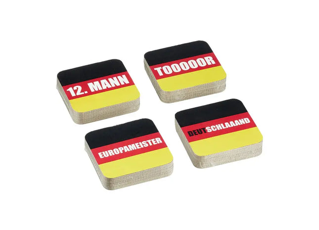 15er Set Vielfältige Fußball-Bierdeckel – Ideal für Sportfans TK Gruppe® Grosshandel 