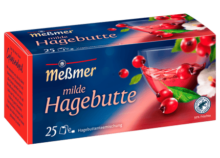 Meßmer Milde Hagebutten-Mischung 75g, 25 Beutel