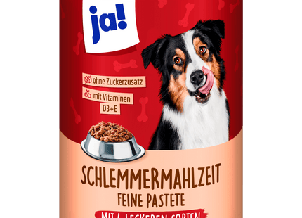 ja! Schlemmermahlzeit mit fünf leckeren Sorten 400g