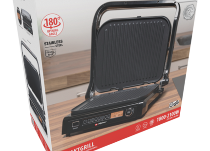 Doppel-Seiten Grill aus Edelstahl 230V 2100W TK Gruppe® Grosshandel 