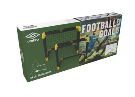 2-teiliges Fußballtor-Set, 55 cm breit, langlebiges PP-Material zum Spielen im Freien TK Gruppe® Grosshandel 