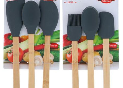 3-teiliges Küchenutensilien-Set - 2 verschiedene Utensilien zum Kochen und zur Lebensmittelzubereitung TK Gruppe® Grosshandel 