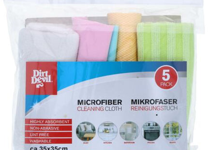 5er-Set Mikrofaser-Reinigungstücher - Vielseitige Saugstarke Wischtücher TK Gruppe® Grosshandel 