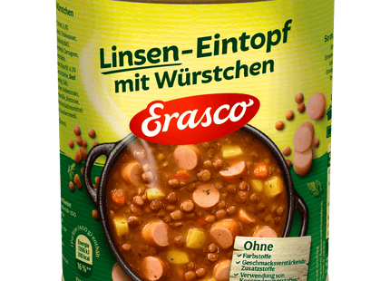 Erasco Linsen-Eintopf mit Würstchen 800g