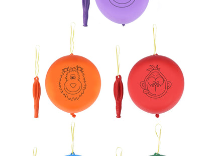 16cm Dschungel-Motiv Punchballons, 4,5g, Verschiedene Farben, 4Er-Pack TK Gruppe® Grosshandel 