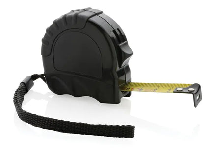 3m/16mm Maßband - RCS recycelter Kunststoff - schwarz: Nachhaltiges, präzises Messwerkzeug TK Gruppe® Grosshandel 