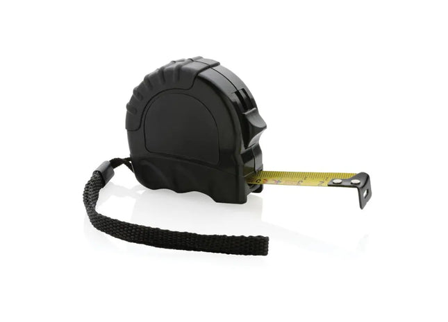 3m/16mm Maßband - RCS recycelter Kunststoff - schwarz: Nachhaltiges, präzises Messwerkzeug TK Gruppe® Grosshandel 
