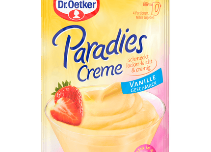 Dr, Oetker Paradiescreme Dessert Vanille-Geschmack 60g