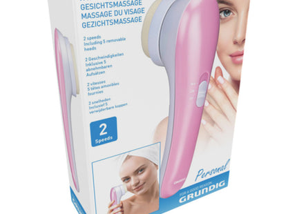 2-Geschwindigkeiten ABS Gesichtsmassagegerät, Dual-Modus Hauttherapiegerät TK Gruppe® Grosshandel 