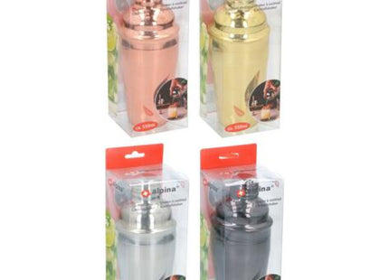 550ml Mixologie Shaker: 4-teiliges Cocktailmischer-Set für bartending Brillanz TK Gruppe® Grosshandel 