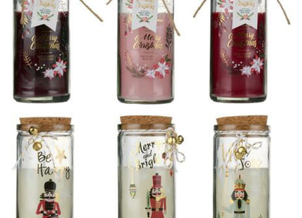 Festive Aroma Christmas Candle Set - Pack of 6 Scented Holiday Candles - Aromatherapy Winter Collection TK Gruppe® Grosshandel 