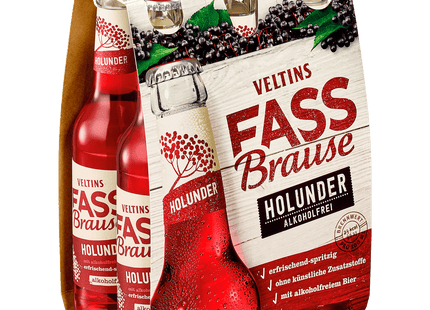 Veltins Fassbrause Holunder 6x0,33l