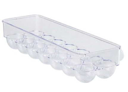 Großer Kühlschrank Aufbewahrungsbehälter, 37x11x7.5 cm, Durchsichtiger Stapelbarer Container für Effiziente Kühlschrankorganisation TK Gruppe® Grosshandel 