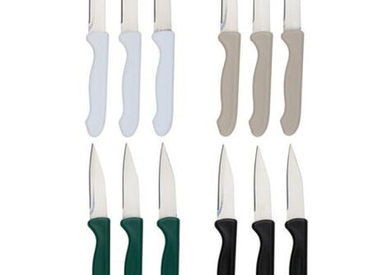 3-teiliges 18cm Schälmesser-Set für präzise Küchenvorbereitung TK Gruppe® Grosshandel 