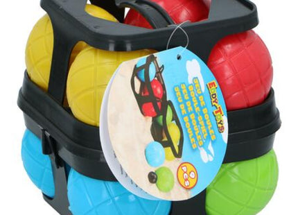 9-Teiliges Boccia-Spielset - Klassisches Rasen- & Strandspiel-Kit für Familienspaß TK Gruppe® Grosshandel 