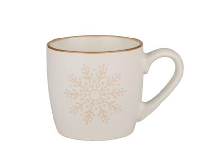 Xmas Tasse 340ml: Festlicher Weihnachtsbecher - Keramik Weihnachtsbecher für Saisonale Getränke TK Gruppe® Grosshandel 