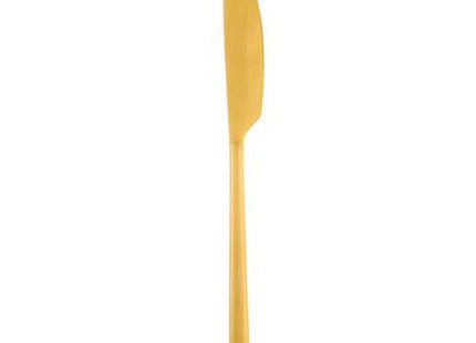 Goldenes Abendessen Messer Set - 4-teiliges elegantes Besteck für Essen, Unterhaltung und besondere Anlässe TK Gruppe® Grosshandel 