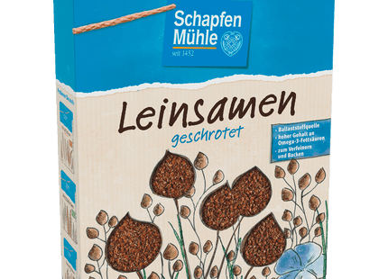 Schapfen Mühle Leinsamen geschrotet 200g