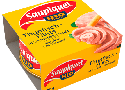 Saupiquet Thunfisch-Filets in Sonnenblumenöl 130g