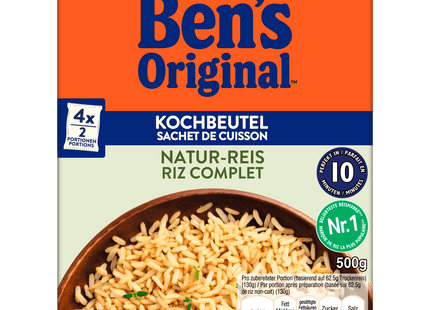 Ben's Original Natur-Reis im Beutel 10 Minuten 4x125g