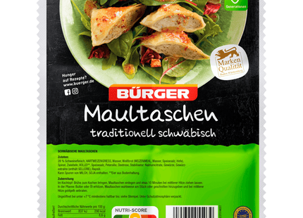 Bürger Schwäbische Maultaschen traditionell 360g