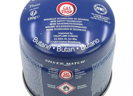 190g Gaskartusche für Campingkocher – Ideal für Outdoor-Aktivitäten TK Gruppe® Grosshandel 