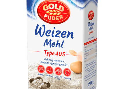 Goldpuder Weizenmehl Typ 405 2,5kg