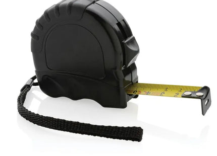 5m/19mm Maßband - RCS recycelter Kunststoff - schwarz: Nachhaltiges, präzises Messwerkzeug TK Gruppe® Grosshandel 