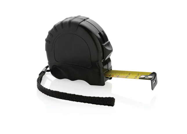 5m/19mm Maßband - RCS recycelter Kunststoff - schwarz: Nachhaltiges, präzises Messwerkzeug TK Gruppe® Grosshandel 