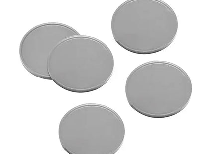 1€-Chip aus Recyclingmaterial, Ohne Loch, Umweltfreundlich, Grau TK Gruppe® Grosshandel 