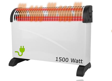 Kompaktowy grzejnik konwektorowy Basic, biały, ok. 27x27cm - idealny do małych pomieszczeń