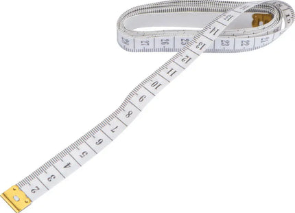 1,5m Maßband mit Papier-Banderole - Weiß TK Gruppe® Grosshandel 