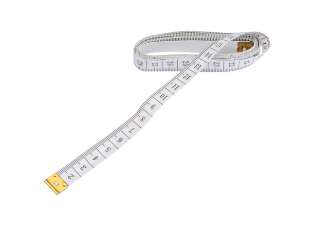 1,5m Maßband mit Papier-Banderole - Weiß TK Gruppe® Grosshandel 