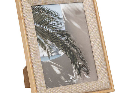 Fotorahmen Zera Stoff Beige 13x18cm