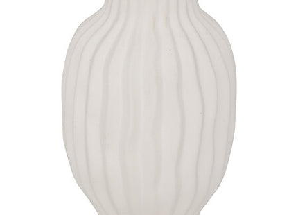 Fernan Vase Höhe 22 cm weiße Keramik