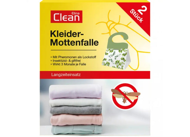 2-Pack Clothes Moth Monitoring Traps - Effective Moth Prevention Solution TK Gruppe® Grosshandel 