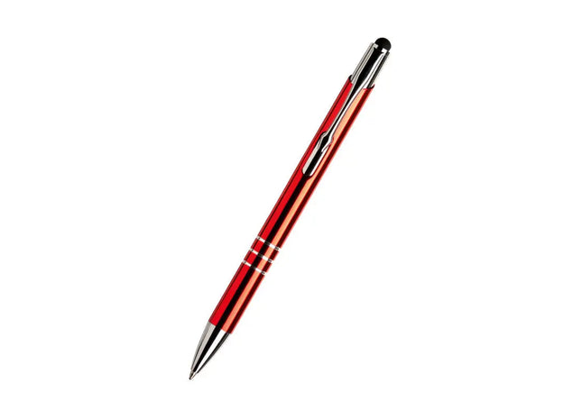 2-in-1 CLIC CLAC-TERUEL Stift - Rot, Multifunktionaler Kugelschreiber und Marker TK Gruppe® Grosshandel 