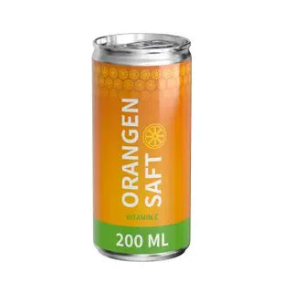 200 ml Orangensaft in der Dose: Natürlich & Frisch TK Gruppe® Grosshandel 