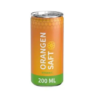 200 ml Vollfrucht-Orangensaft in der Dose: Intensiv & Natürlich TK Gruppe® Grosshandel 