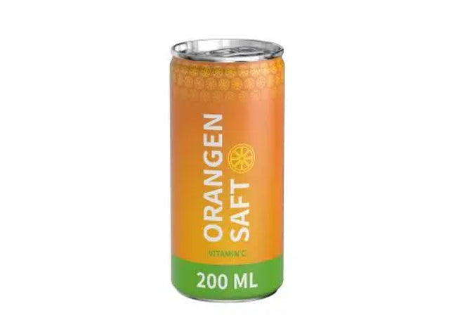 200 ml Vollfrucht-Orangensaft in der Dose: Intensiv & Natürlich TK Gruppe® Grosshandel 
