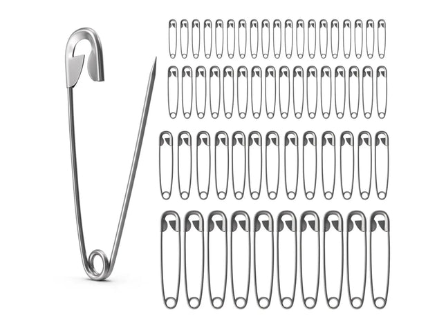 200x Sicherheitsnadeln Safety pins Nadeln Set in div. Größen klein & groß zum Nähen & Schneidern
