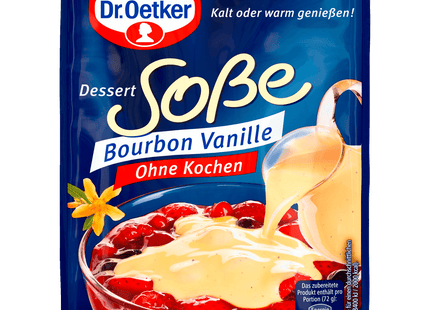 Dr, Oetker Soße ohne Kochen Bourbon-Vanille 39g