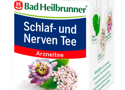 Bad Heilbrunner Arzneitee Schlaf- und Nerven Tee 14g, 8 Beutel