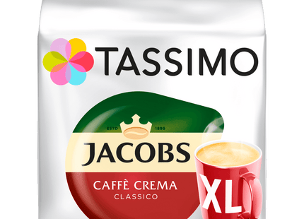 Tassimo Kaffeekapseln Jacobs Caffè Crema classico 132,8g, 16 Kapseln