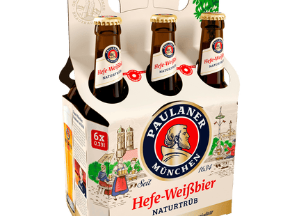 Paulaner Hefe-Weißbier naturtrüb 6x0,33l