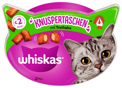 Whiskas Knuspertaschen Becher mit Pute 60g