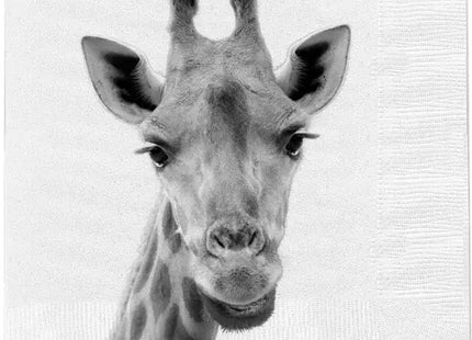 20er-Pack Giraffenmuster-Servietten: Tischdekoration mit Wildtier-Charme (87 Zeichen) TK Gruppe® Grosshandel 
